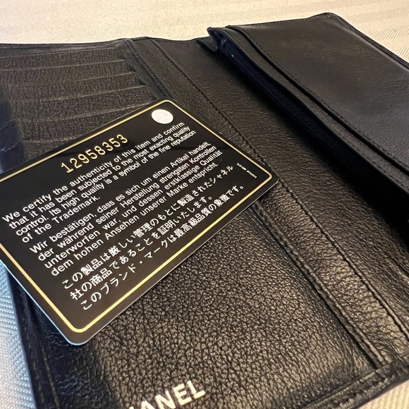 CHANEL Camelia Embossed Leather Wallet - Picture 5 of 9